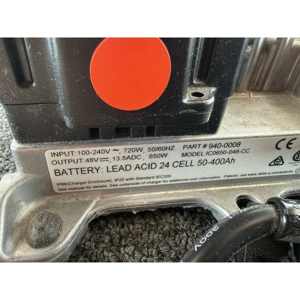 Club Car Delta-Q IC650 48V Golf Cart Battery Charger 13.5A 940-0008 OEM